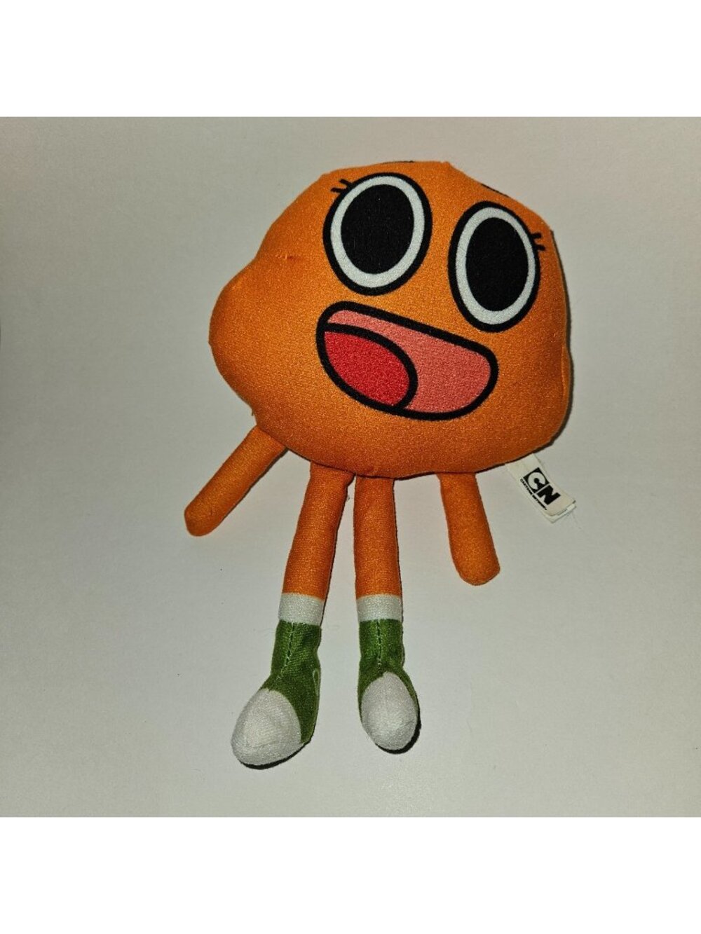 Cartoon Network Amazing World of Gumball Darwin Plush Orange 9" Toy Factory READ